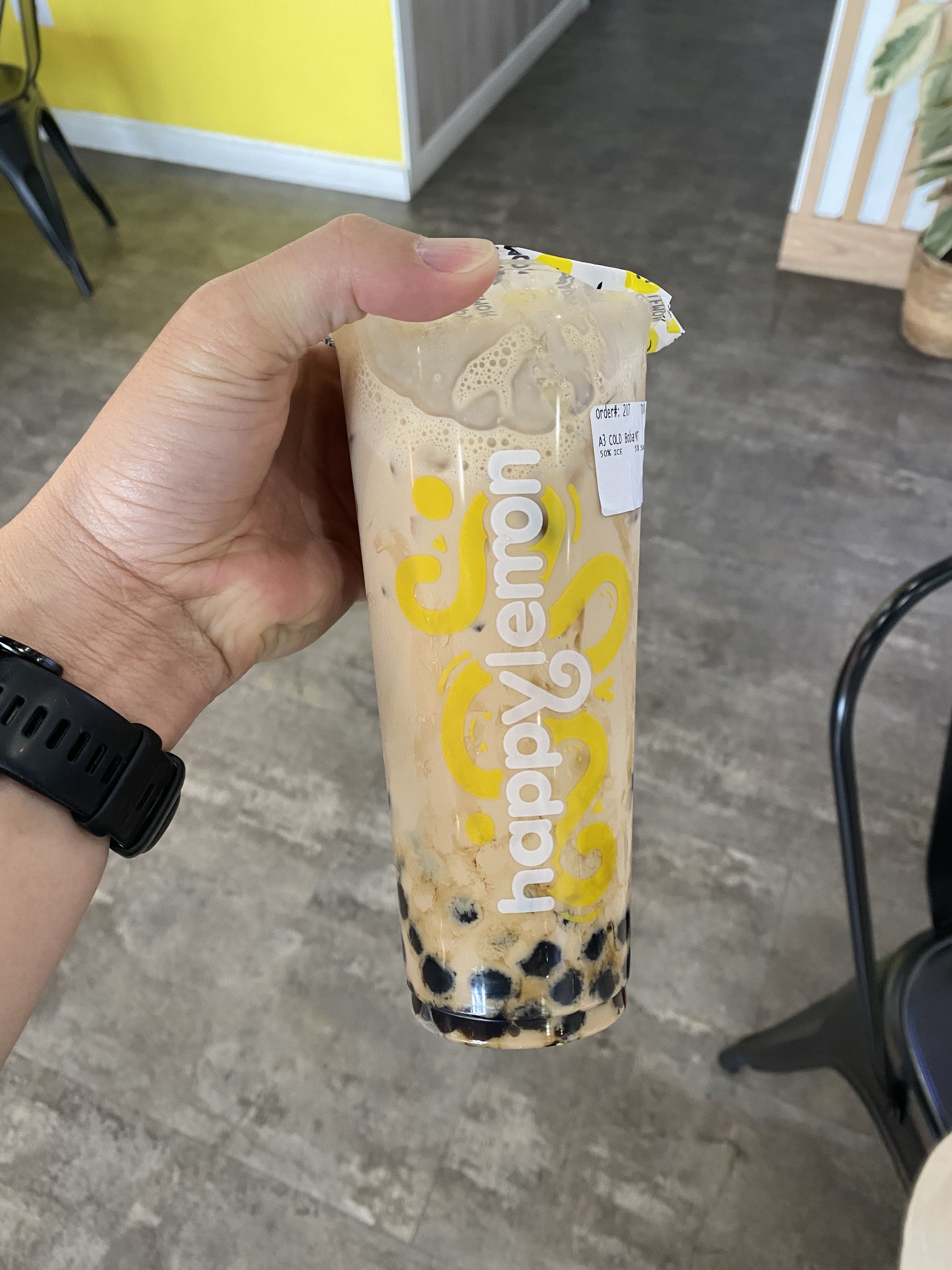 Image of the user's drink